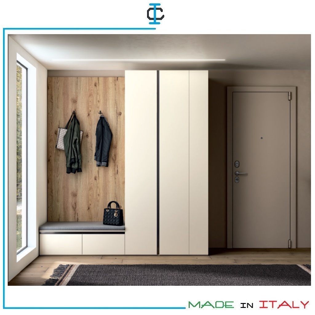 Armadio ingresso con scarpiera